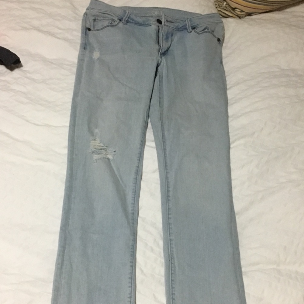 Ann Taylor Loft boyfriend fit jeans